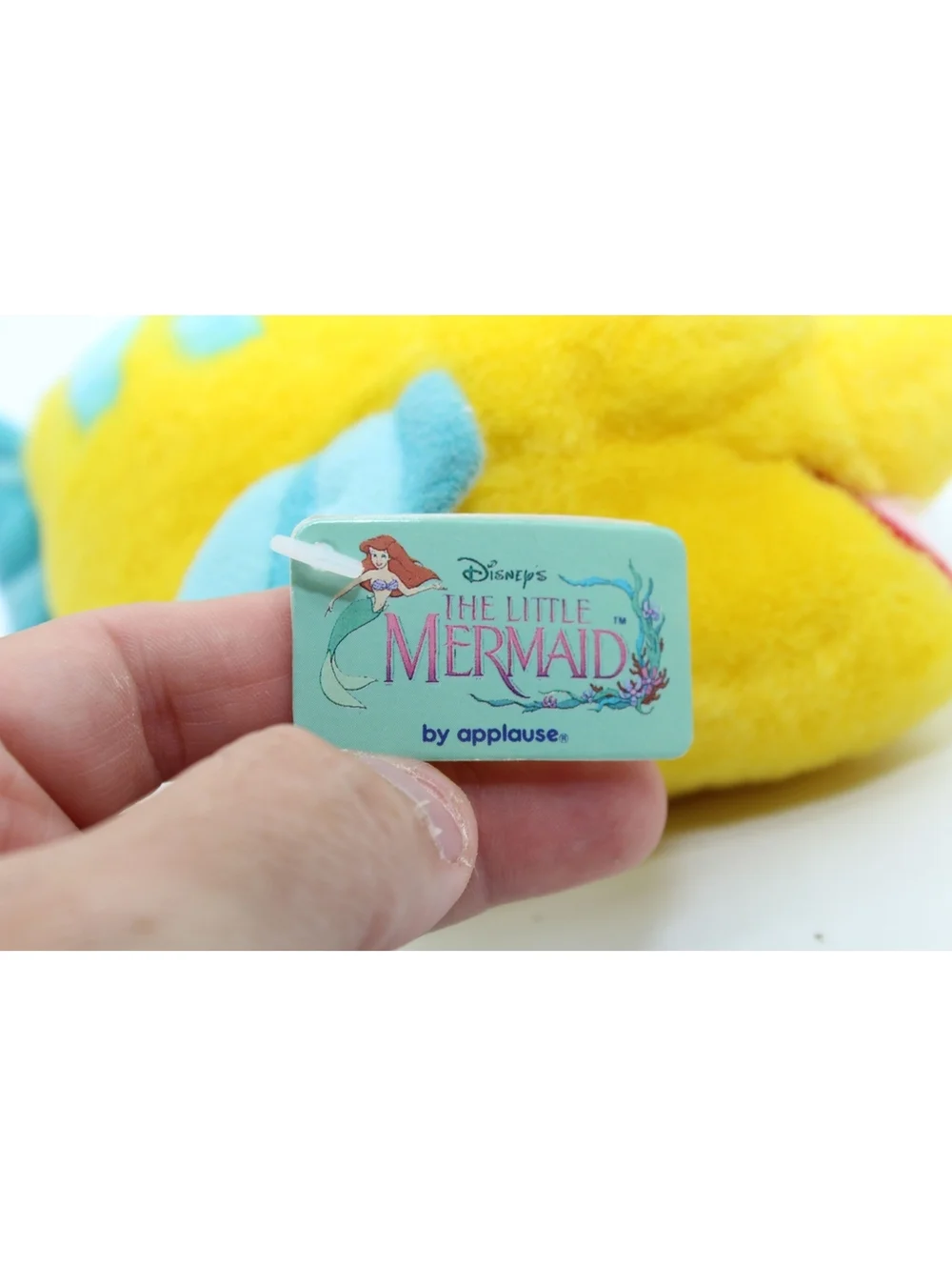 NWT Vintage Disney Disneyland The Little Mermaid Flounder 6